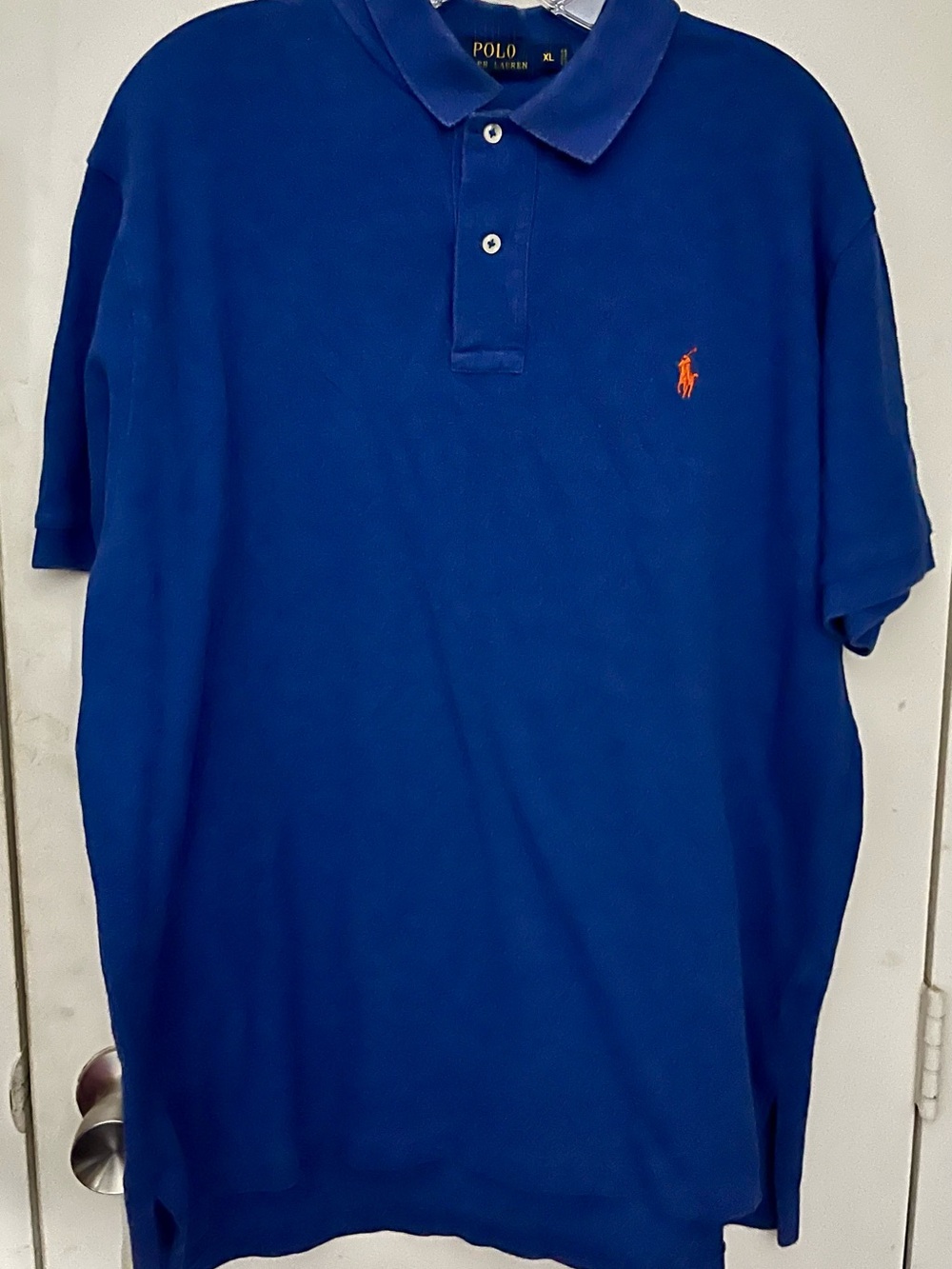 Polo by Ralph Lauren Royal Blue Polo with Orange Pony